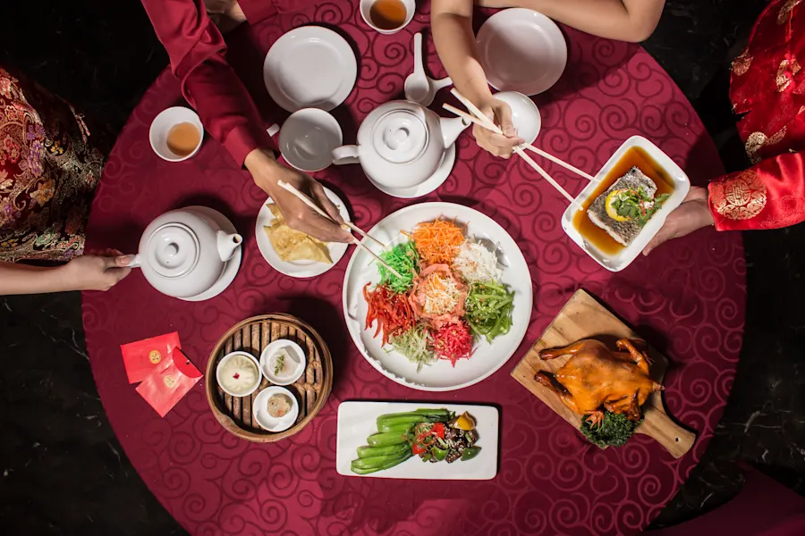Yee Sang Chinese New Year Dinner 