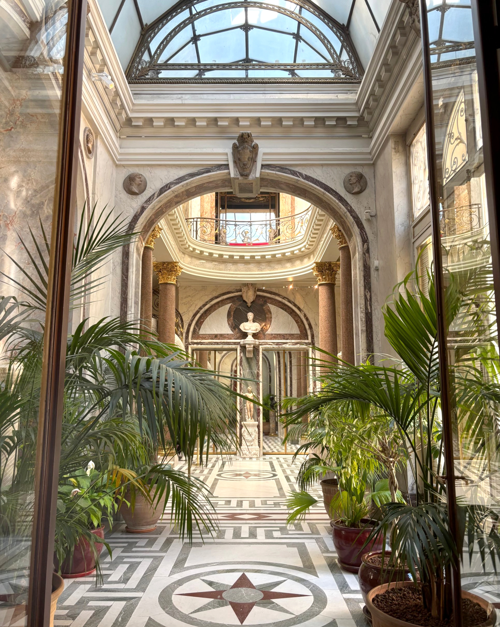 Hallway in the Musée Jacquemart-André, a former private mansion turned museum in Paris