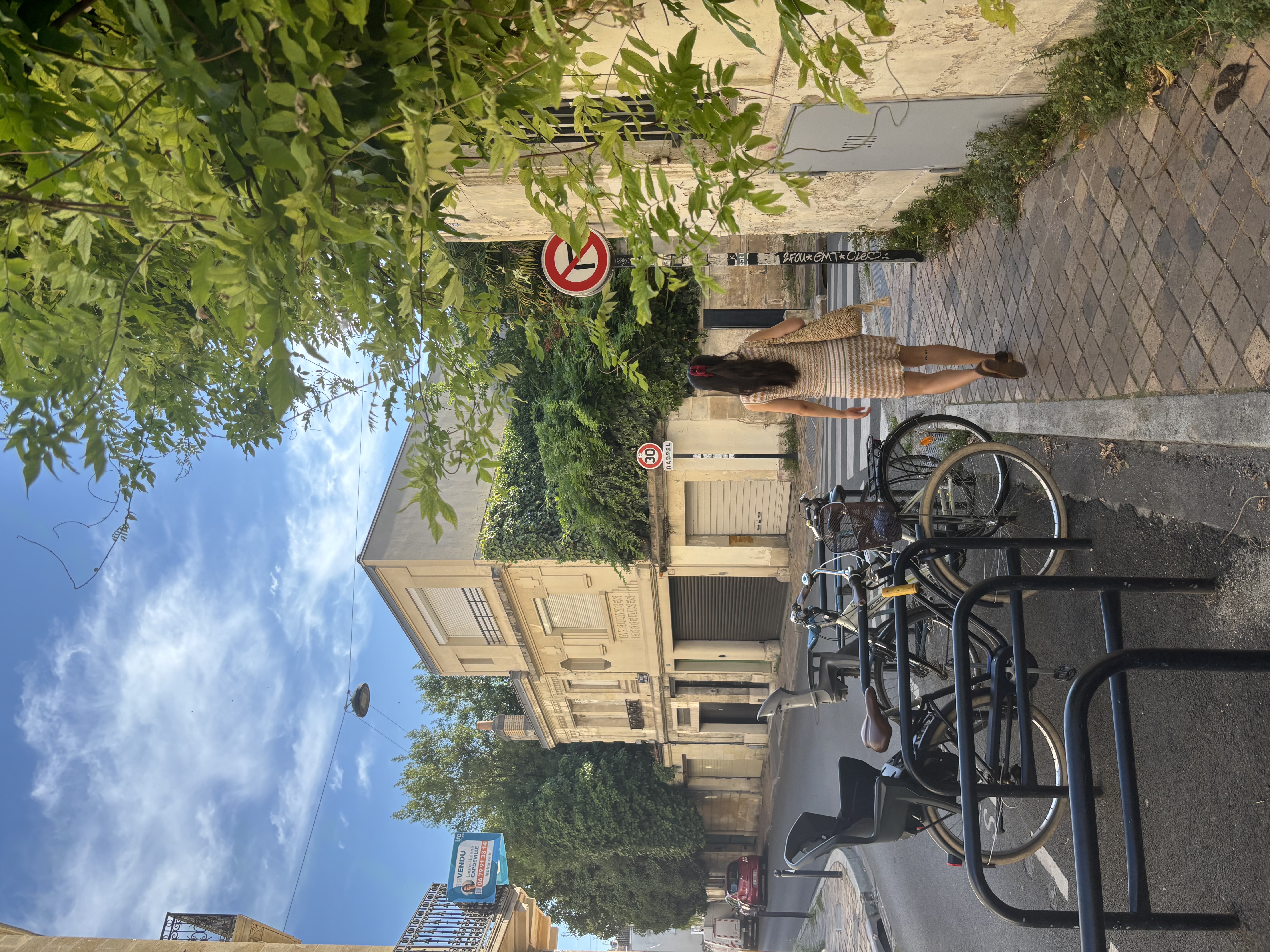 Walking the streets of Bordeaux’s old town.