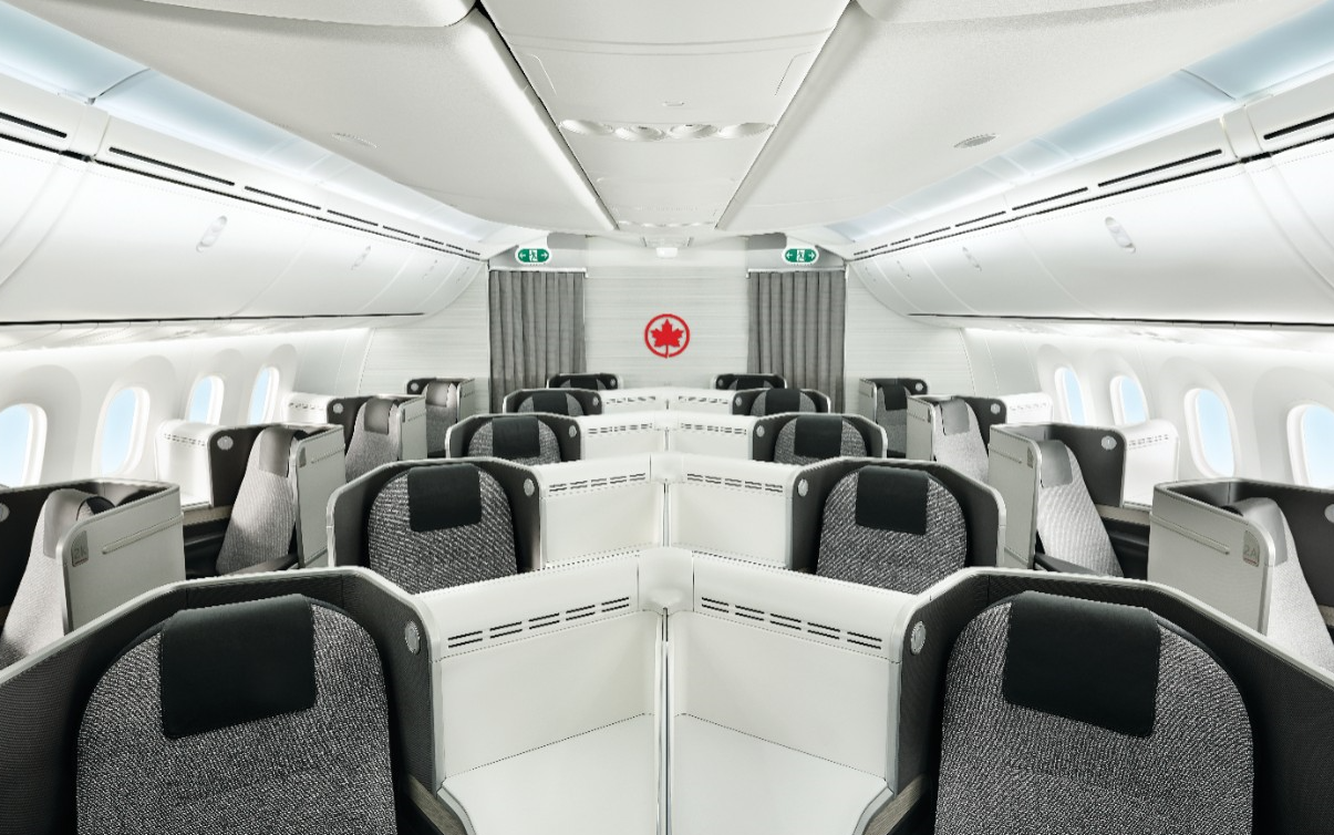 Air Canada Plane Interior