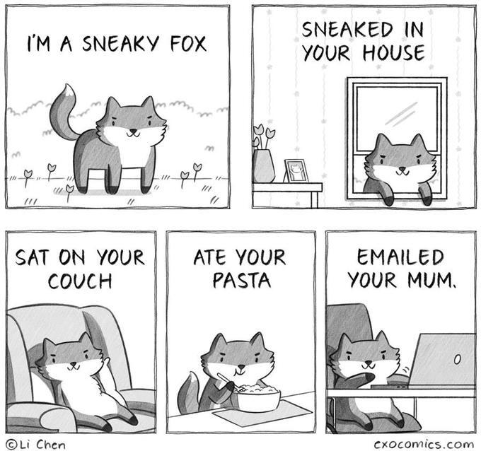 Sneaky Foxes