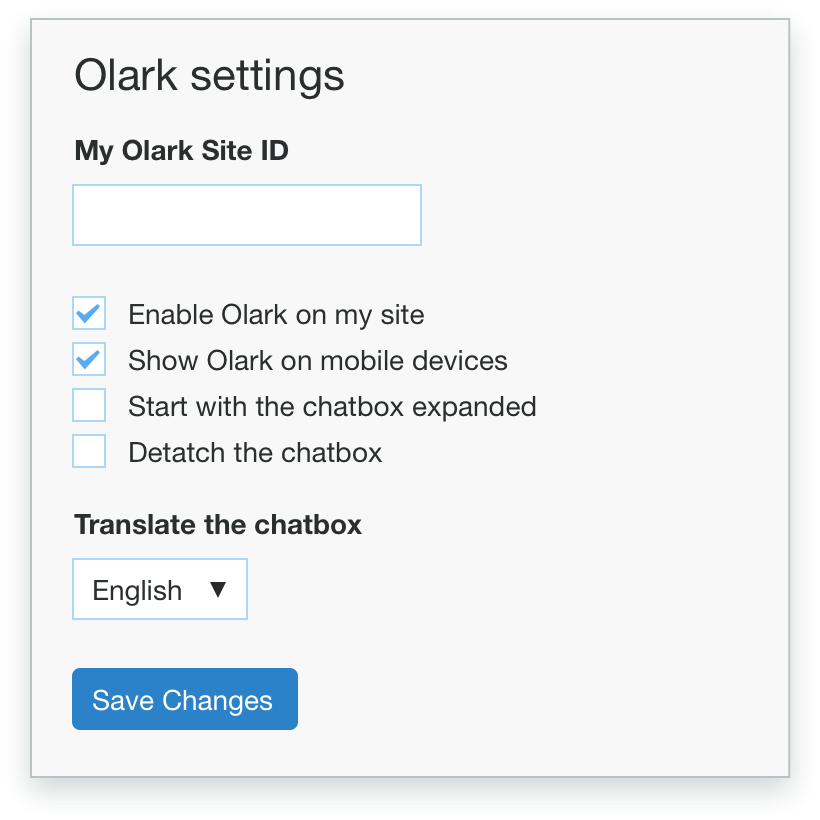 illustration of how the integration works, step one