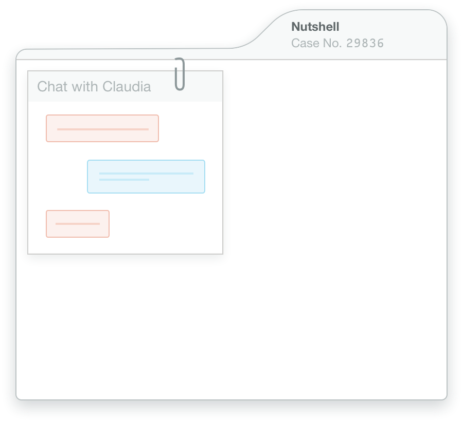 illustration of how the integration works, step two