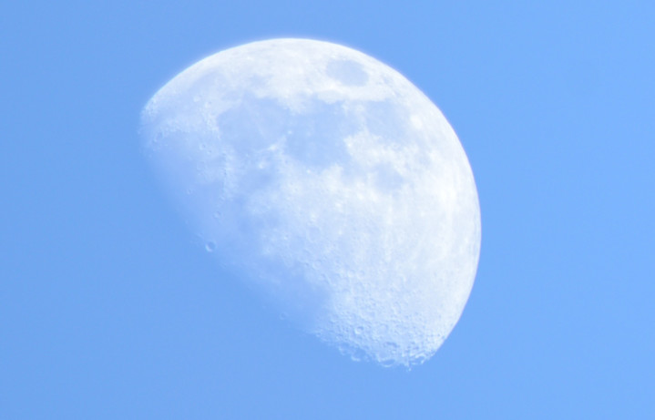 Moon - Day Moon - Close Up
