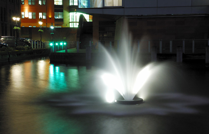 Fountain - Bridgewater Hall - Slow Shutter