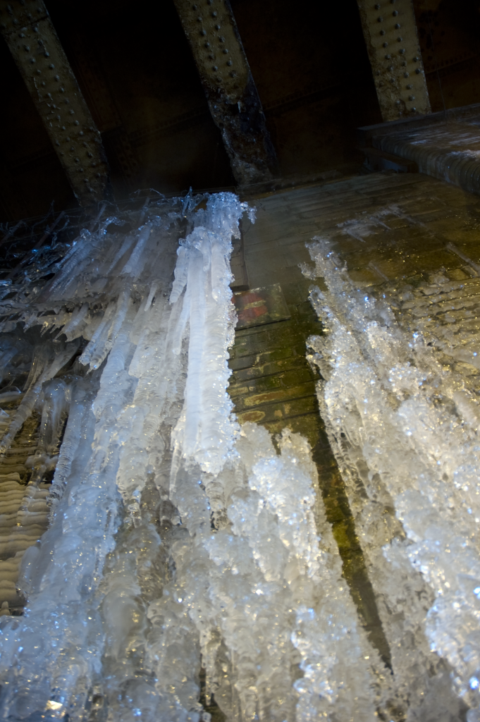 Frozen wall