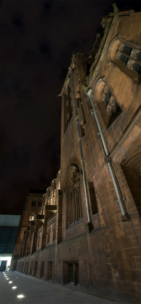 John Rylands Library at Night, Manchester