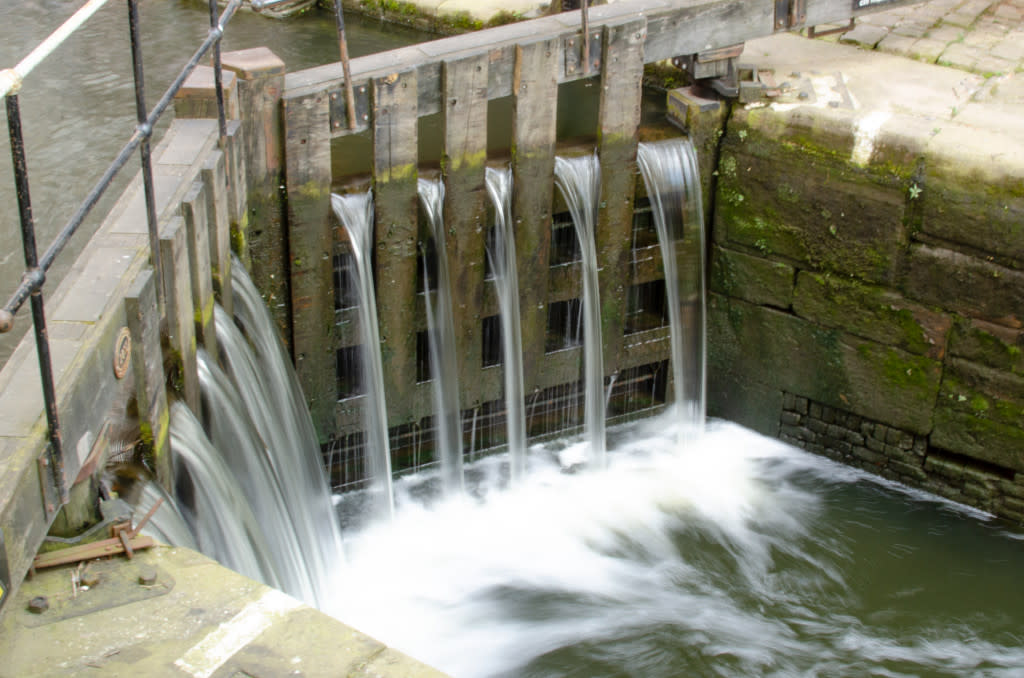 Canal Lock - Manchester - Canal Street