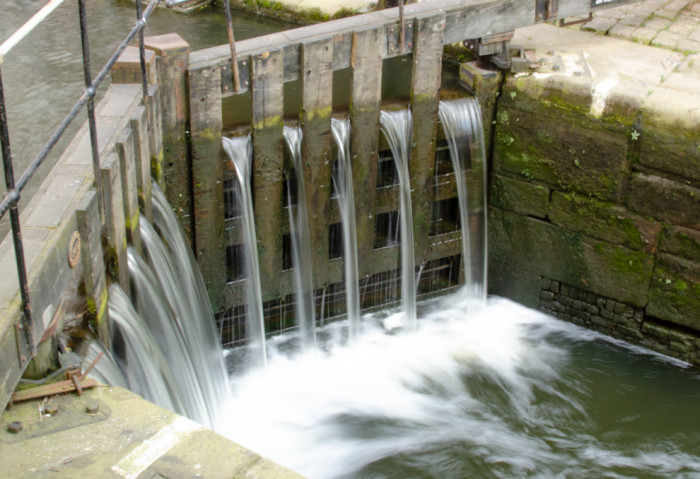 Canal Lock - Manchester - Canal Street