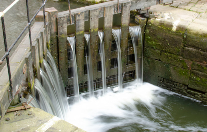 Canal Lock - Manchester - Canal Street