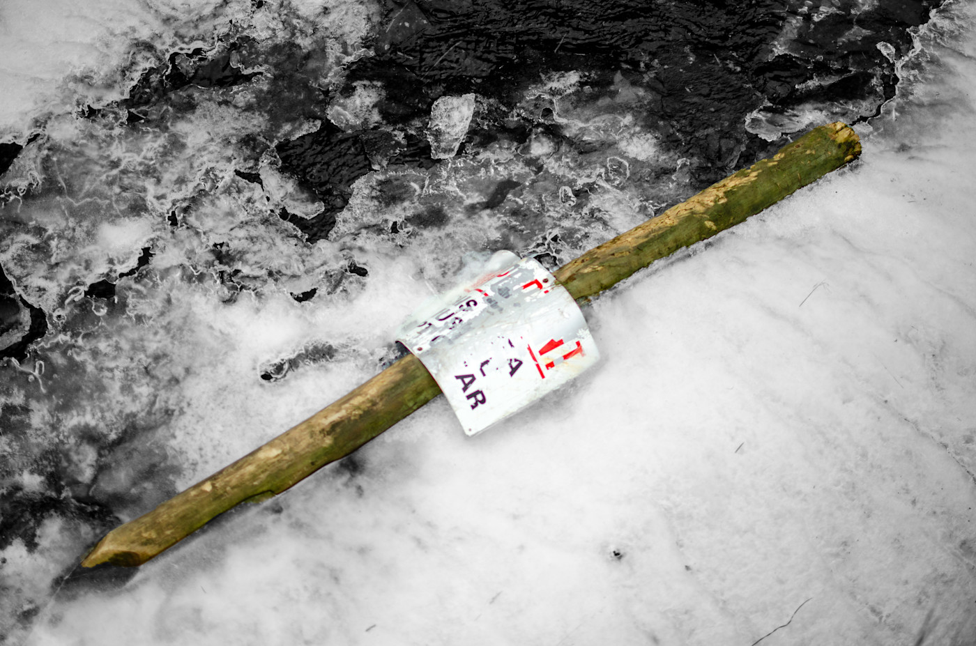 Fallen Sign - Crompton Moor