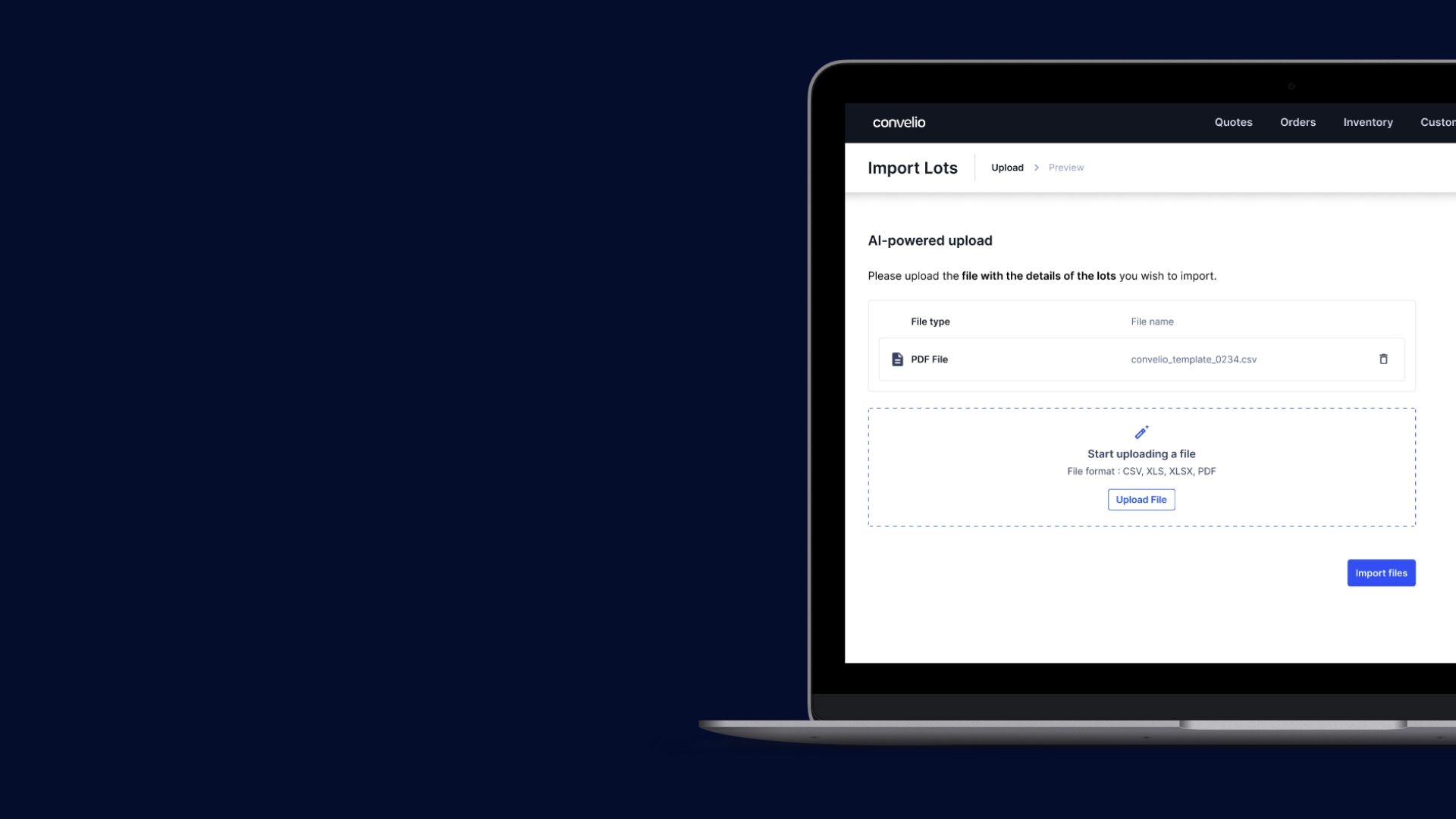 AI-Powered Importing 