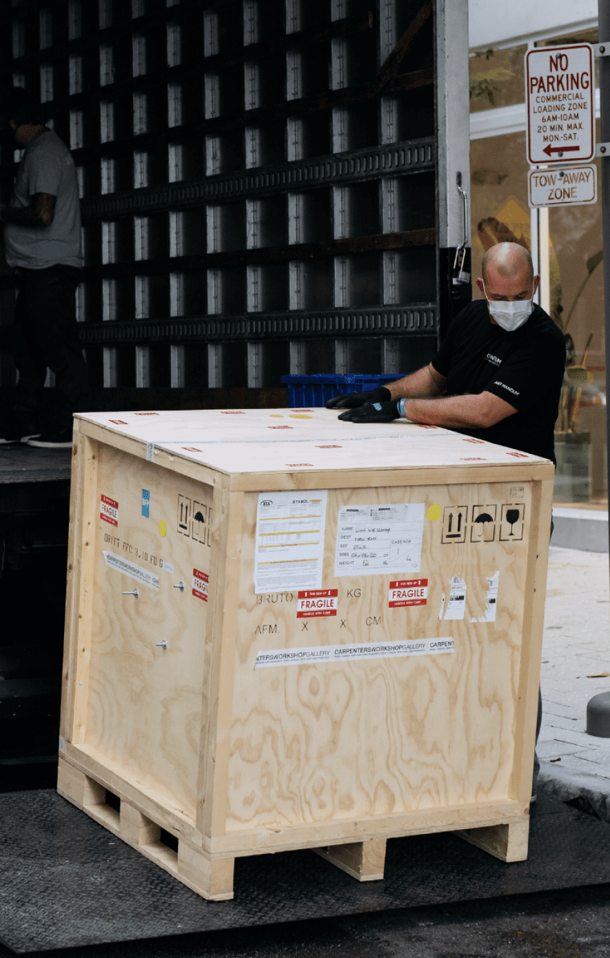 Convelio - Packing supplier's crate