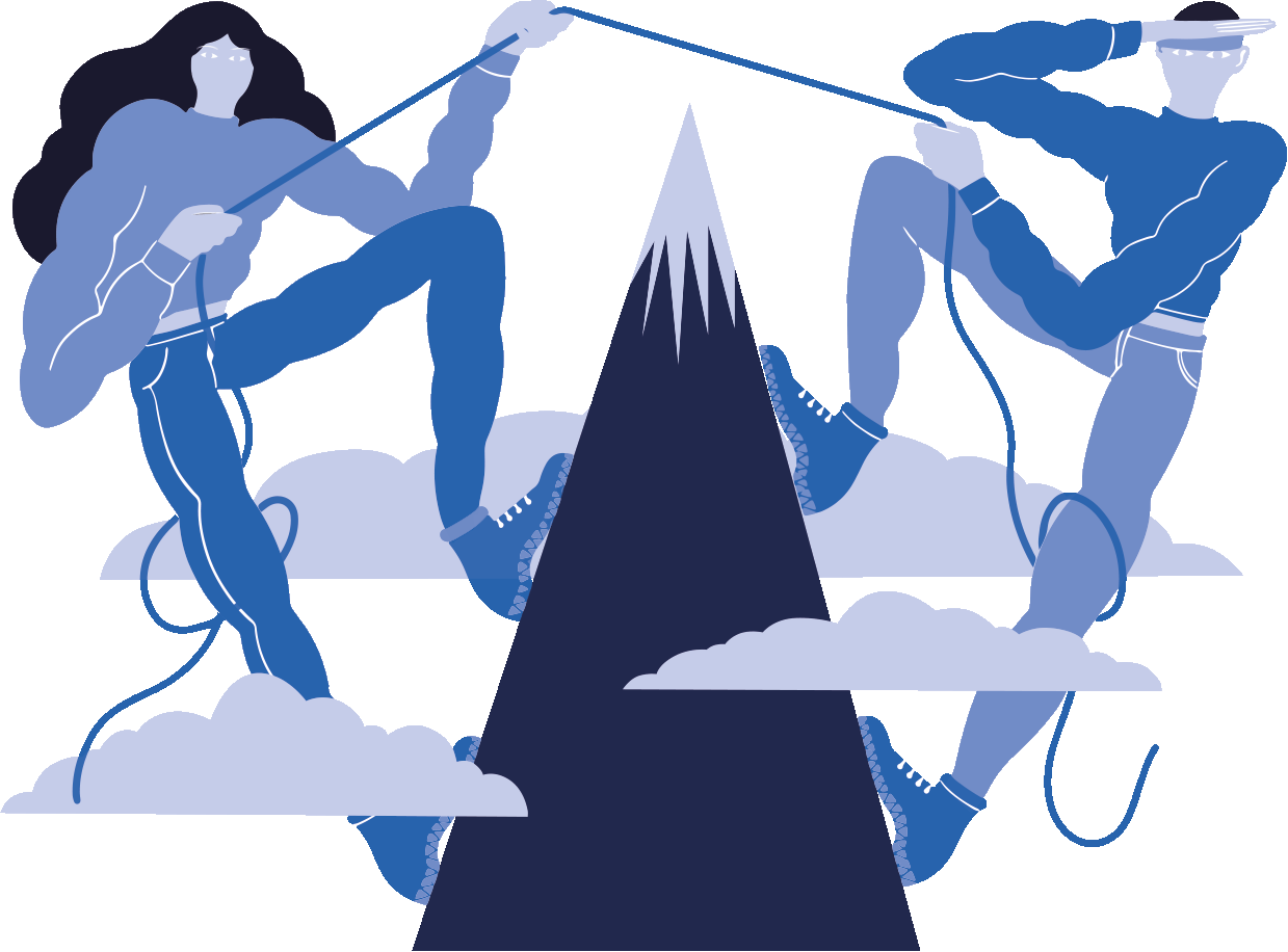 Convelio - Support others, grow together illustration