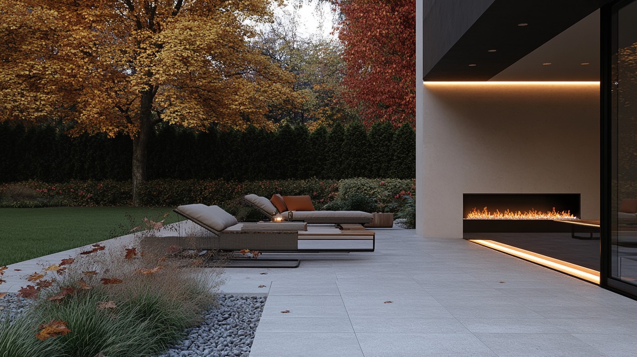 Outdoor electric fireplace near you