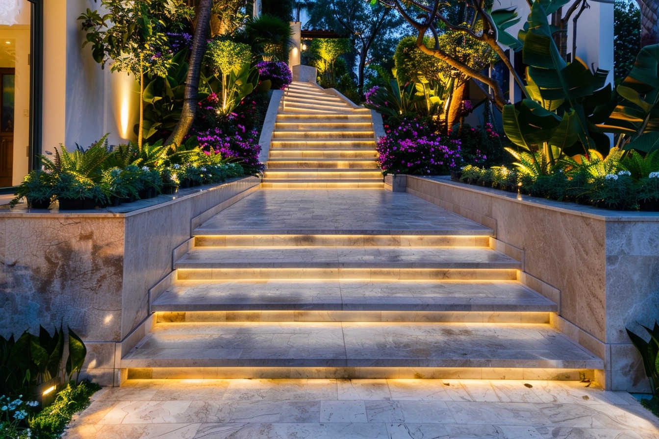 outdoor step lights