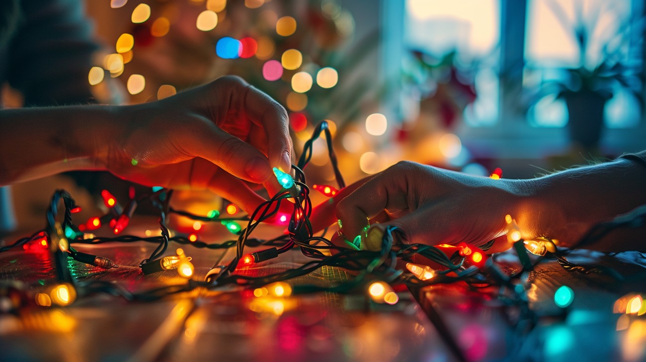 led christmas lights wiring photo