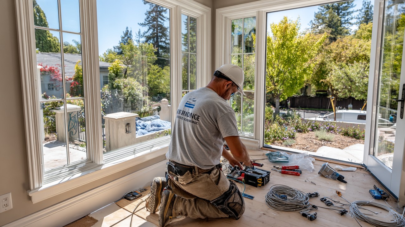 residential electrician photo