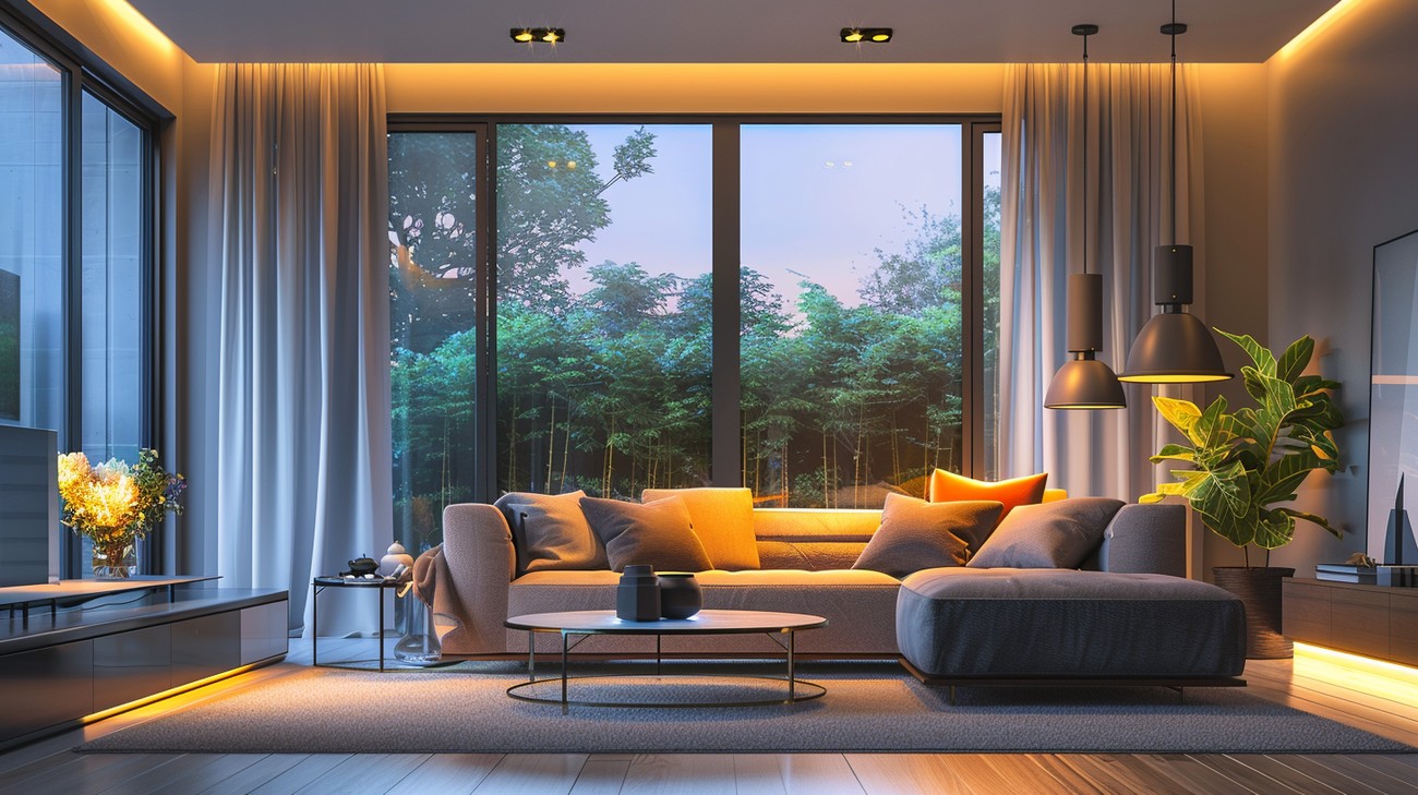 smart home lighting installation photo