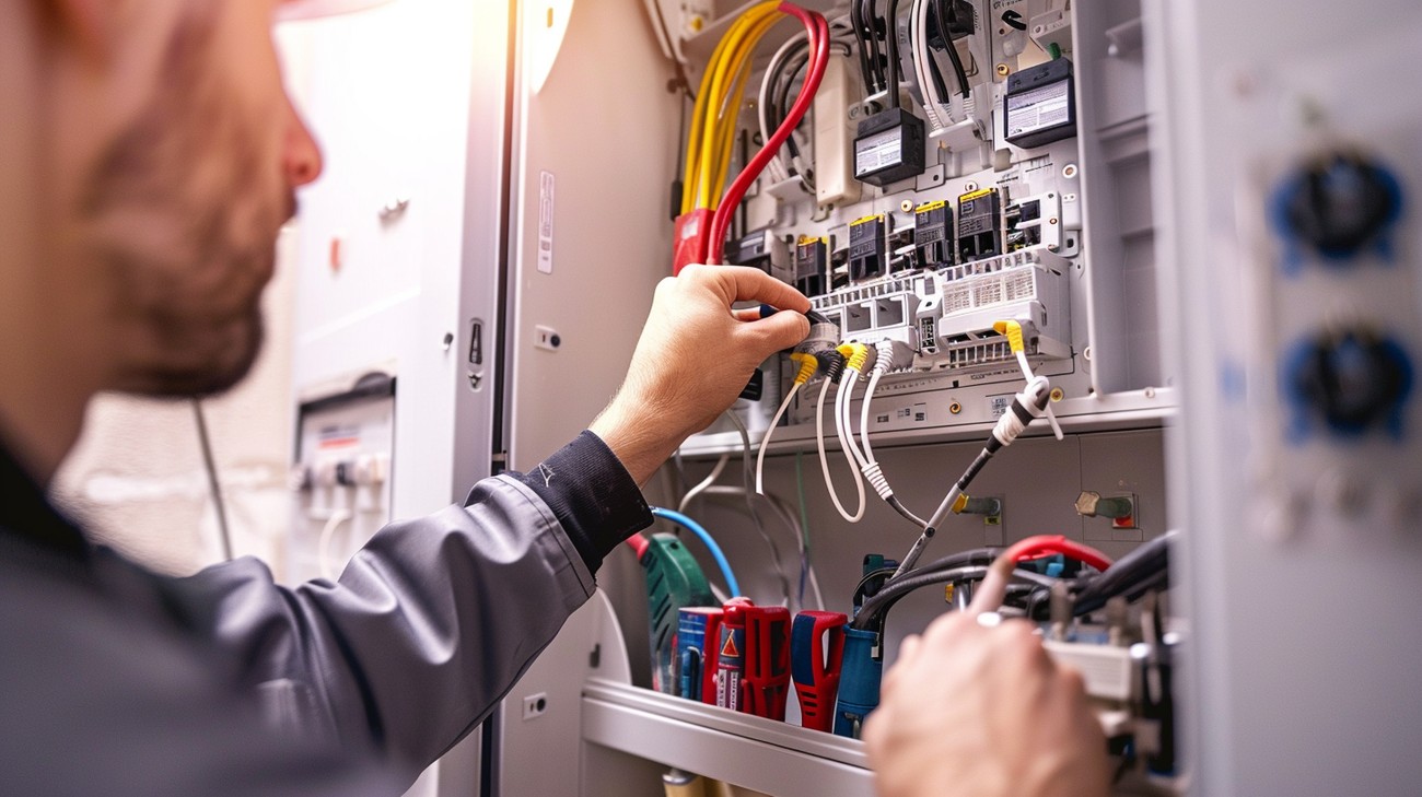 surge protection installation photo