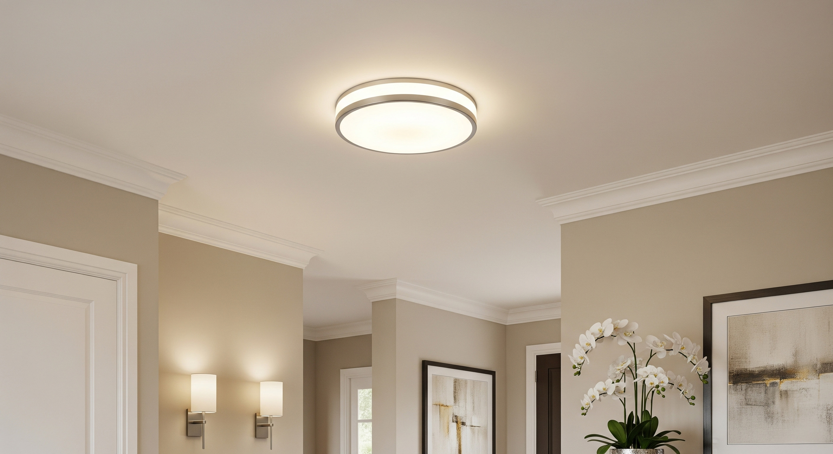 flush mount ceiling light photo