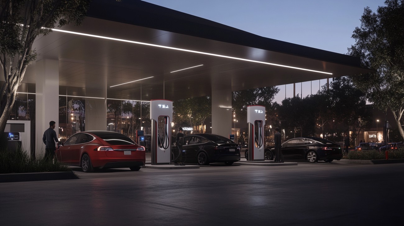 commercial EV charging station near you