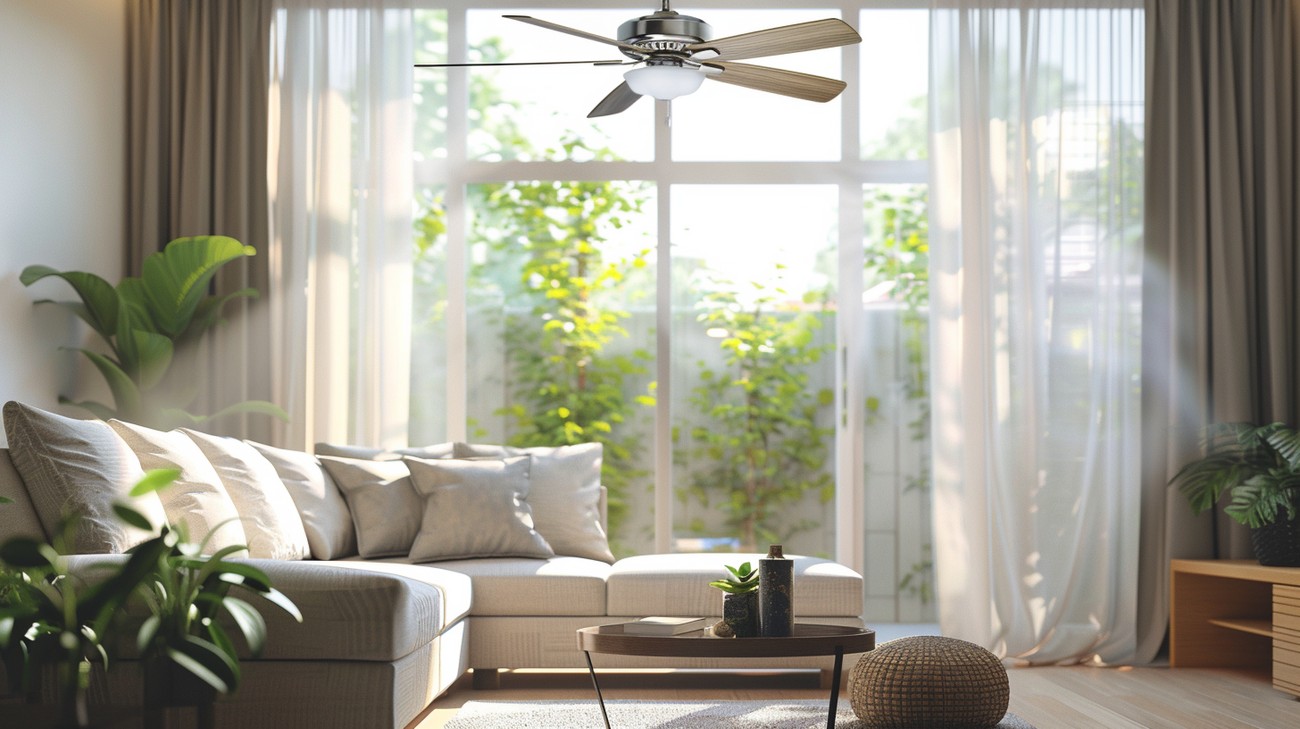 summer ceiling fan direction photo