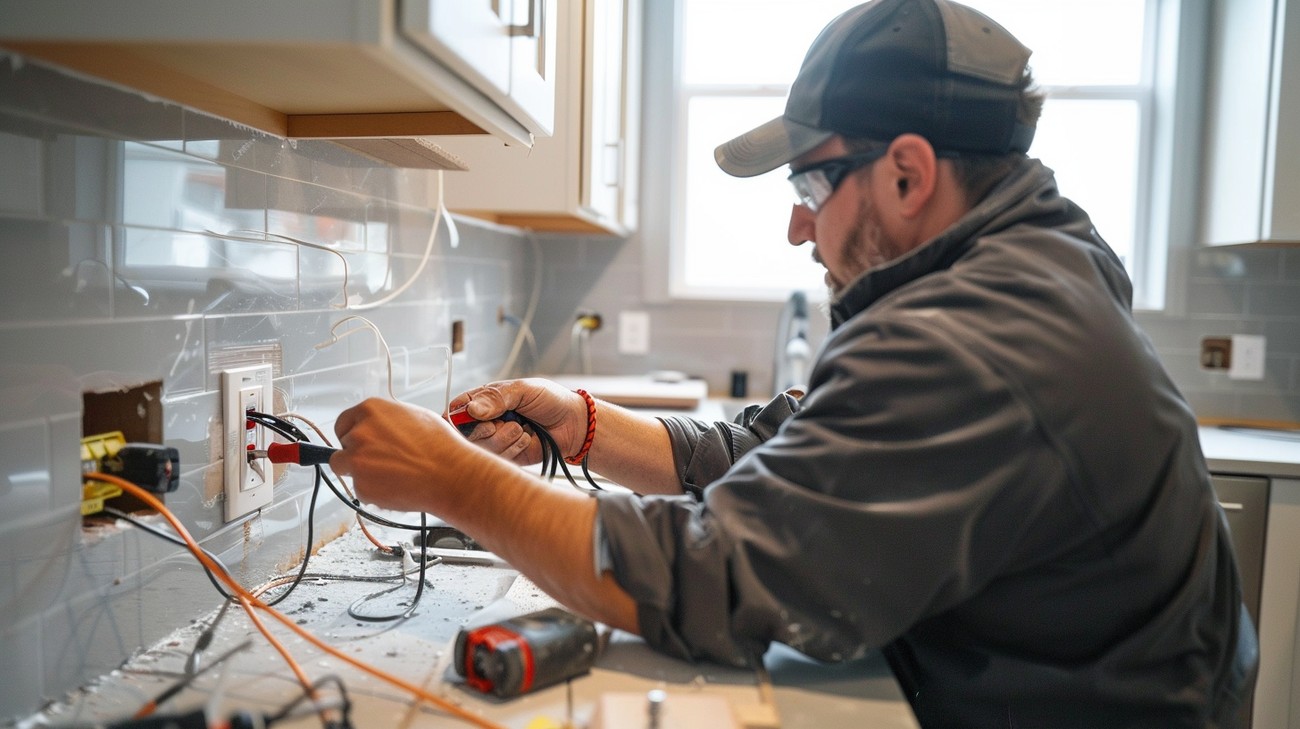 GFCI outlet installation photo