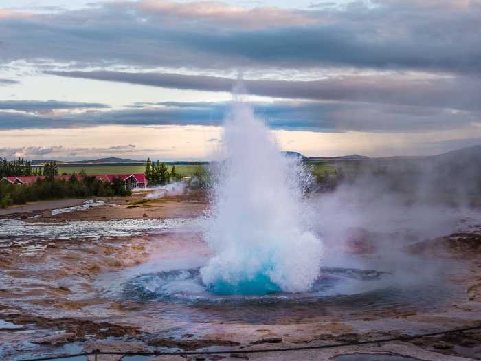 Geysir Strokkur en Islandia