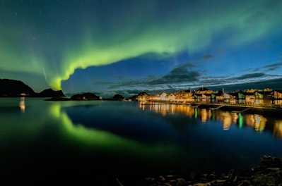 Auroras boreales en Senja