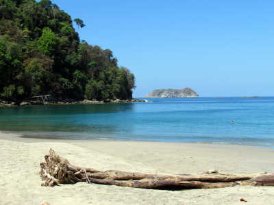 Playa en Manuel Antonio en Costa Rica