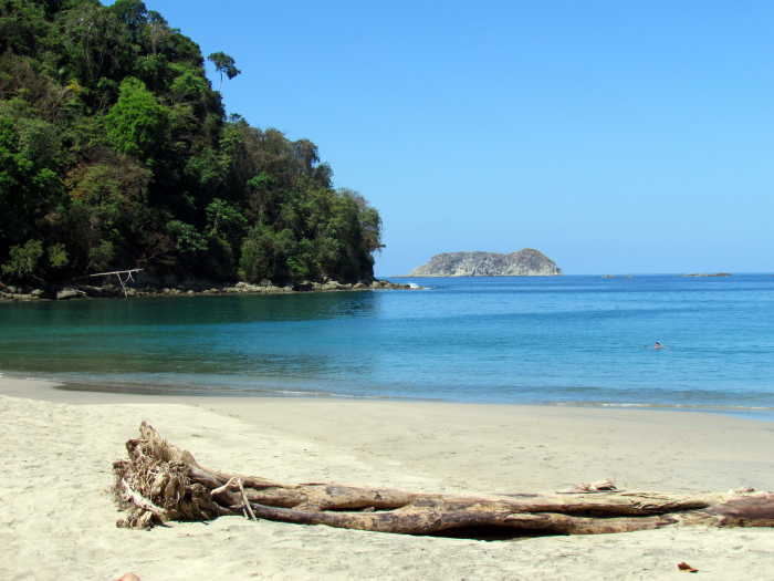 Playa en Manuel Antonio en Costa Rica