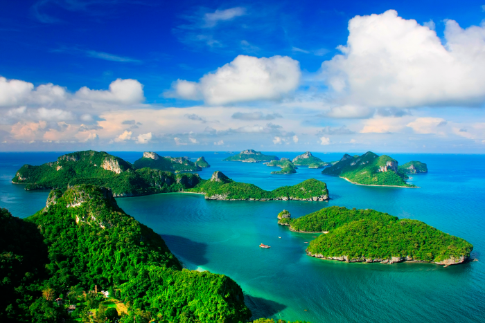 Islas en Krabi en Tailandia