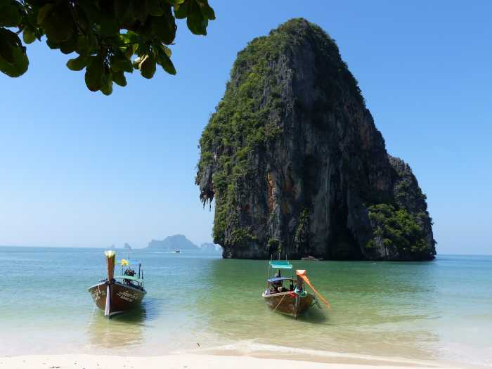 Playa en Krabi en Tailandia