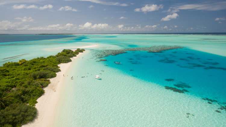 Playa en las Maldivas