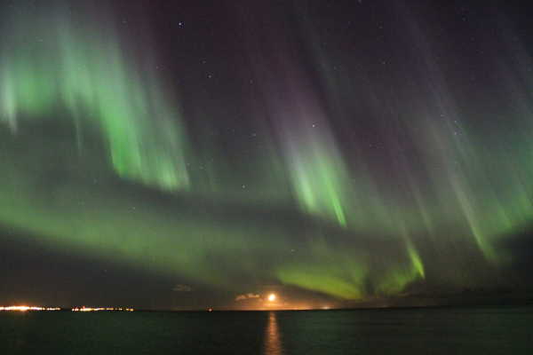 Aurora boreal en Islandia