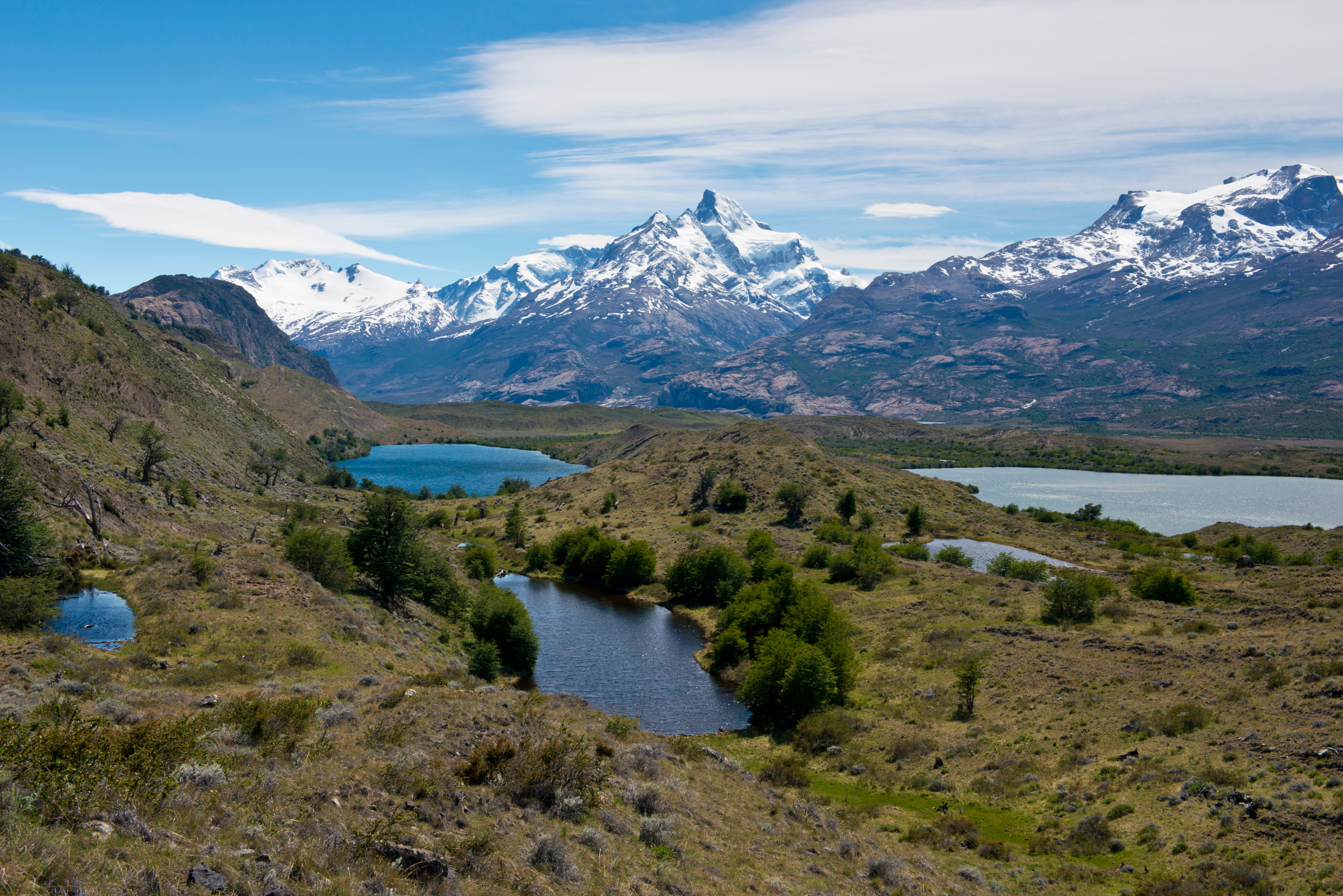 Paisaje de la Estancia Cristina en el Parque Nacional Los Glaciares