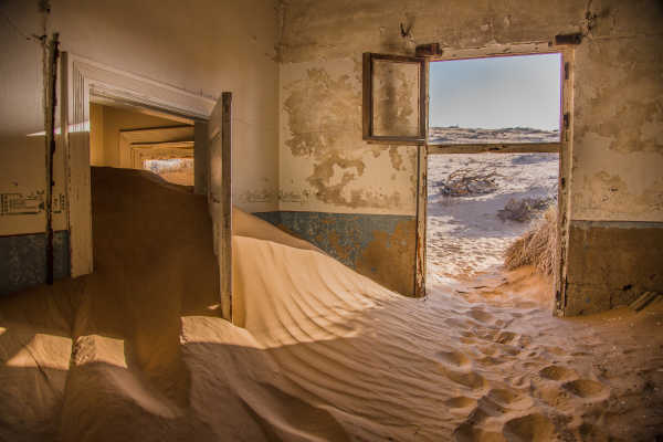 Fábrica fantasma Kolmanskop en Namibia