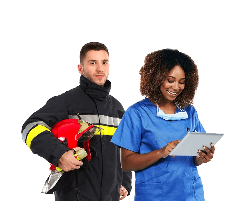 Fireman & Nurse