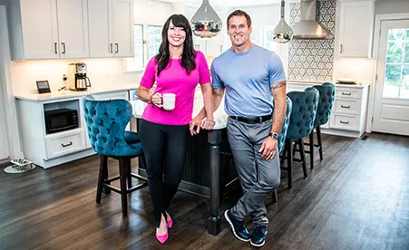 Sibbach Couple at kitchen counter