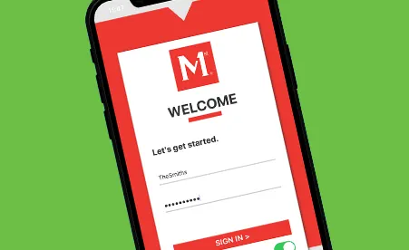 Members 1st Digital App on green background