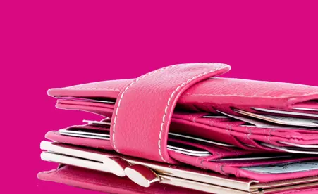Daily Planner on pink background