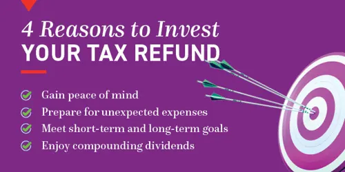4 Reasons to invest your tax refund