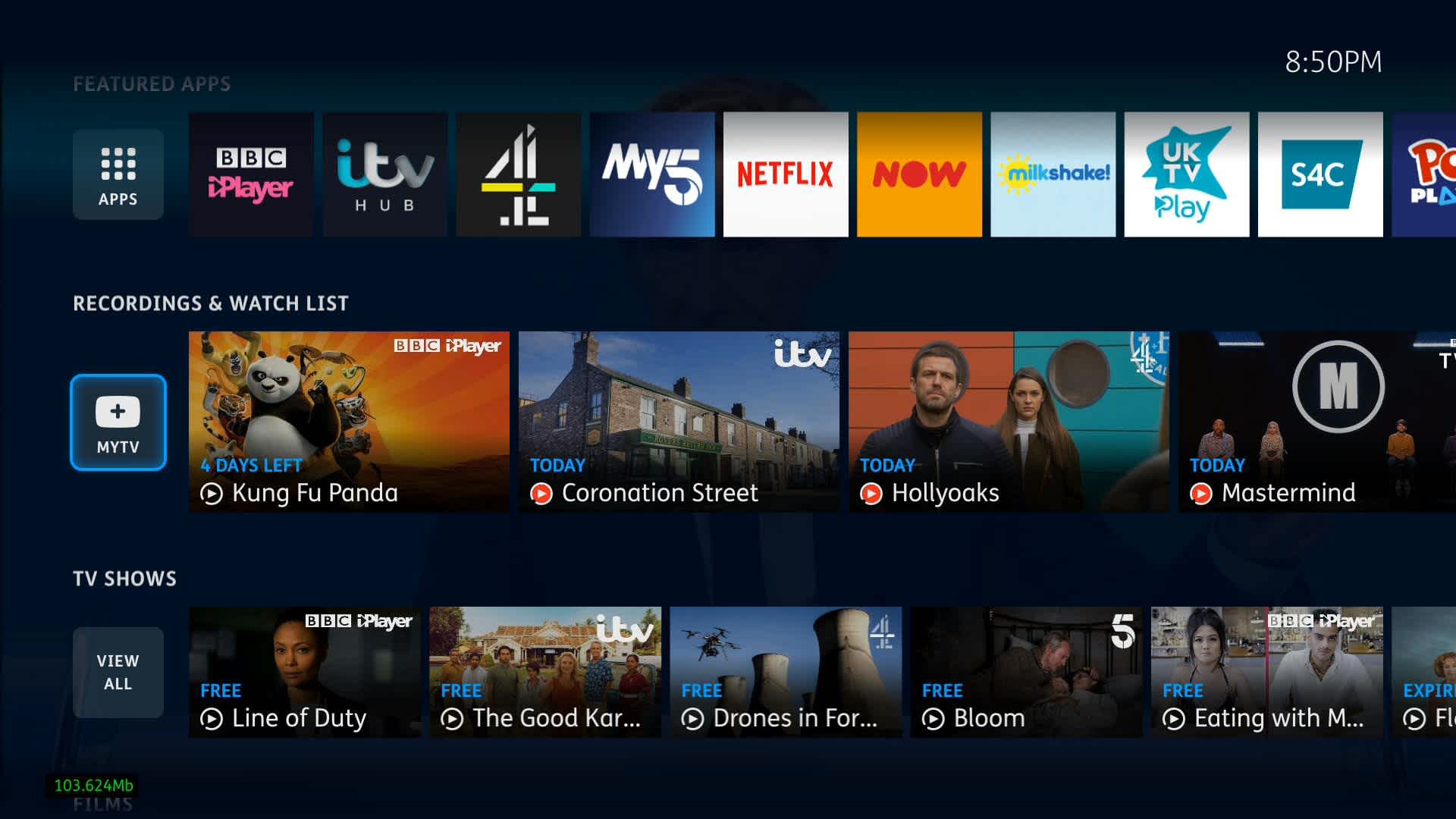 Transfer Recordings To New Youview Box New Homescreen - YouView Support