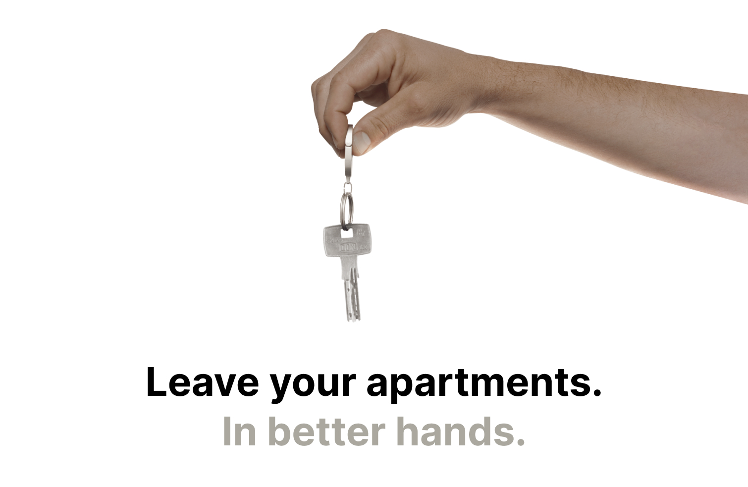 Home Leave your apartments. In better hands.
