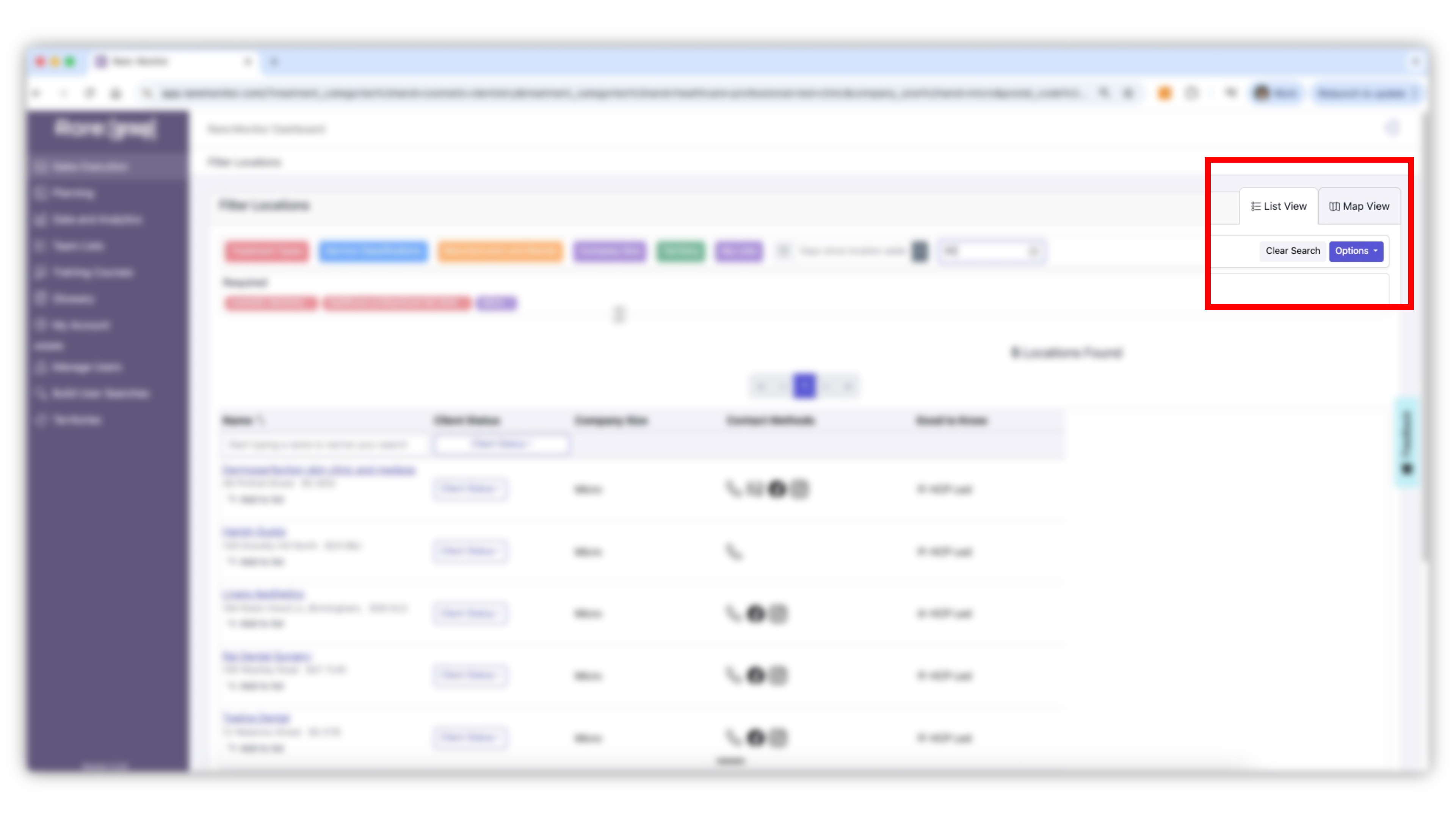 Screenshot from the Rare.Monitor how-to guide for Getting Started, illustrating "Review Your Results".