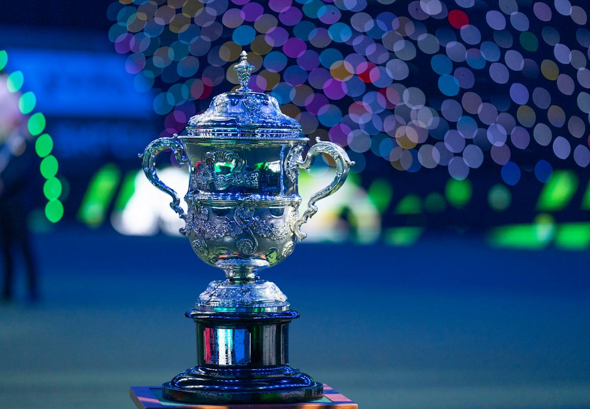 A picture of the Crufts trophy