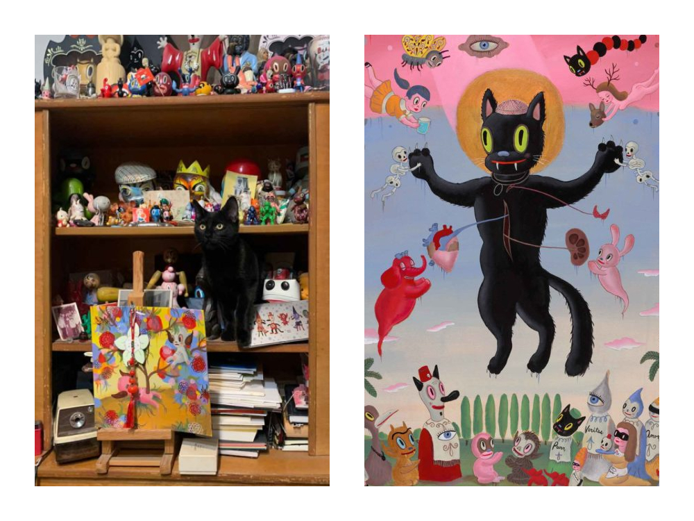 gary baseman and cat