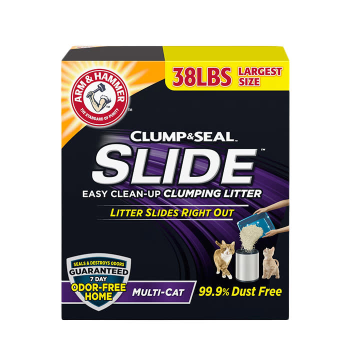 Arm & Hammer Litter Slide Multi-Cat Scented Clumping Clay Cat Litter