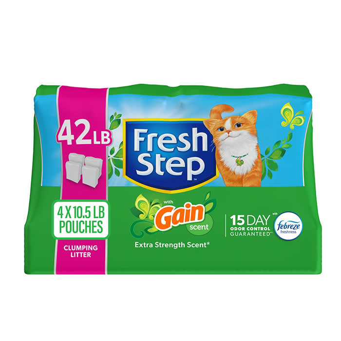 Fresh Step Febreze Freshness Gain Scented Clumping Clay Cat Litter